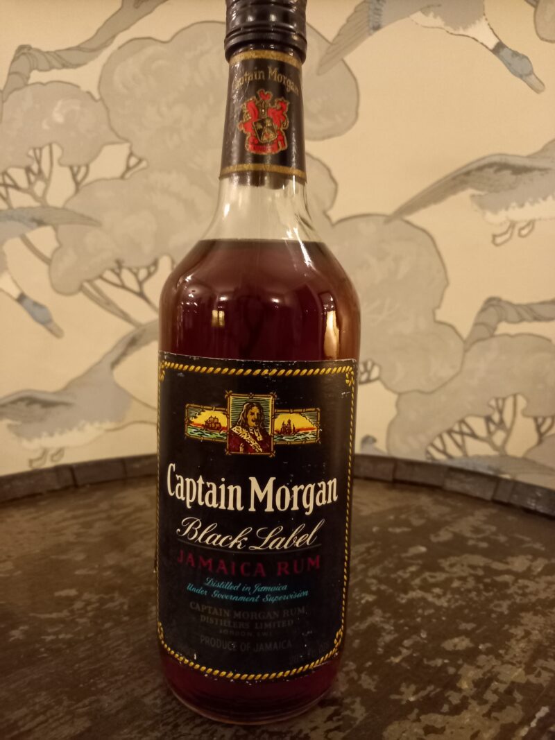 Captain Morgan's Black Label Jamaican Rum 1960s Bottling
