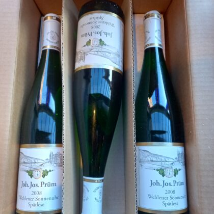 2008 Joh. Jos. Prum Wehlener Sonnenuhr Riesling Spatlese, Mosel, Germany, 6 Bottles