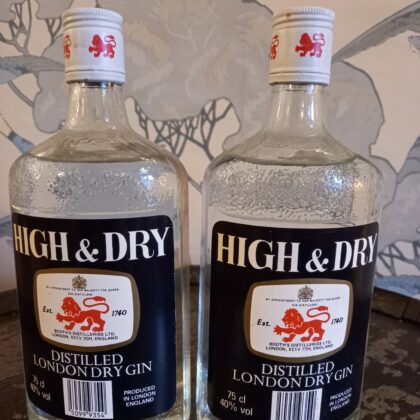 Booth's 'High and Dry' London Dry Gin, England