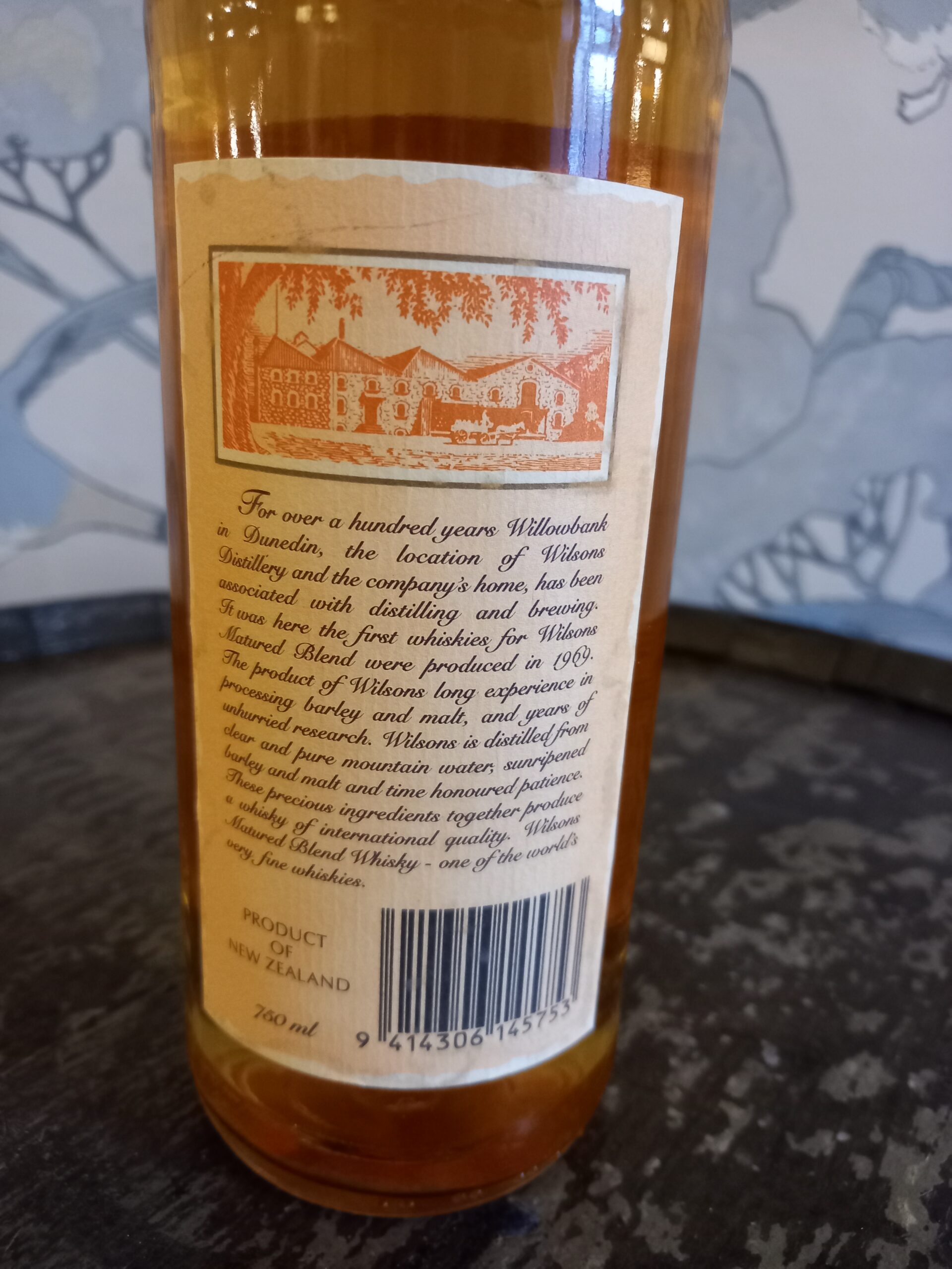 Wilsons Matured Blend Whisky / New Zealand Wilsons Matured Blend Whisky / New Zealand