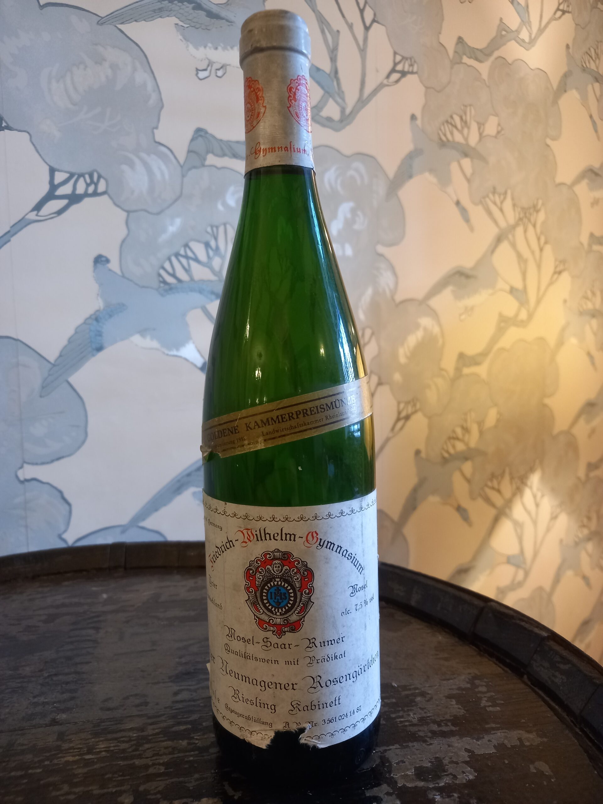 1986 friedrich wilhelm gymnasium neumagener rosengarten mosel saar ruwer riesling germany 1986 friedrich wilhelm gymnasium neumagener rosengarten mosel saar ruwer riesling germany